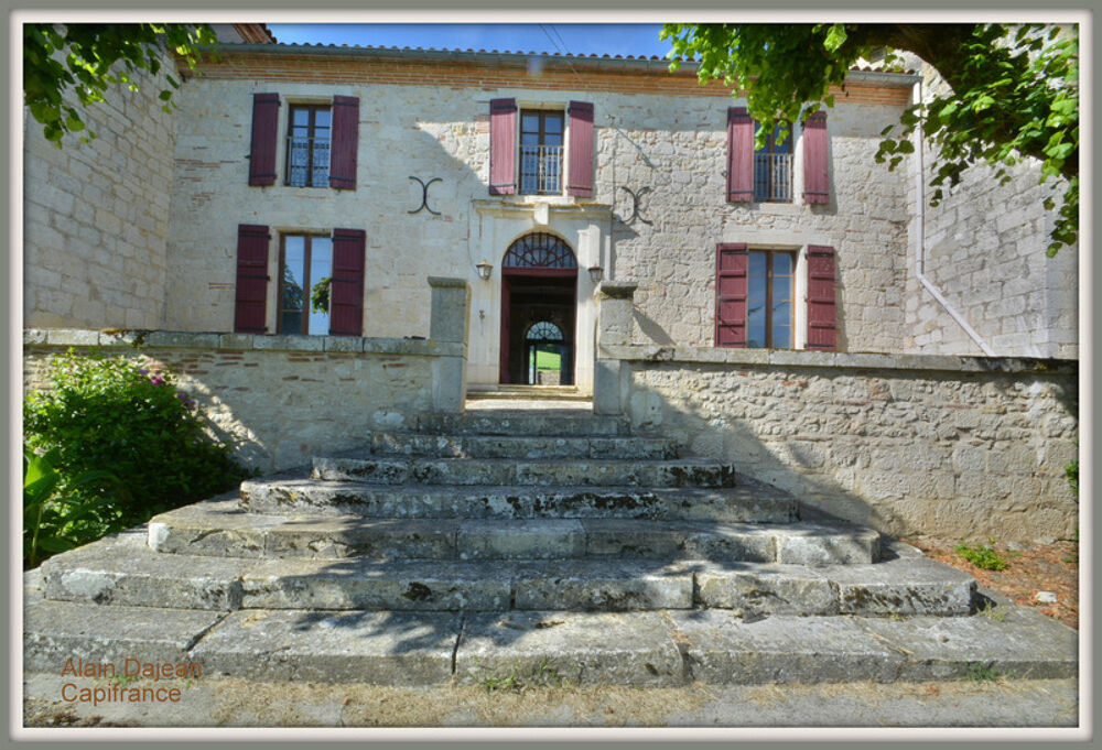 Dpt Lot et Garonne (47), à vendre proche d' AGEN Propriété P8 de 385 m² plus dépendances de 400 M2- Terrain de 25 HA