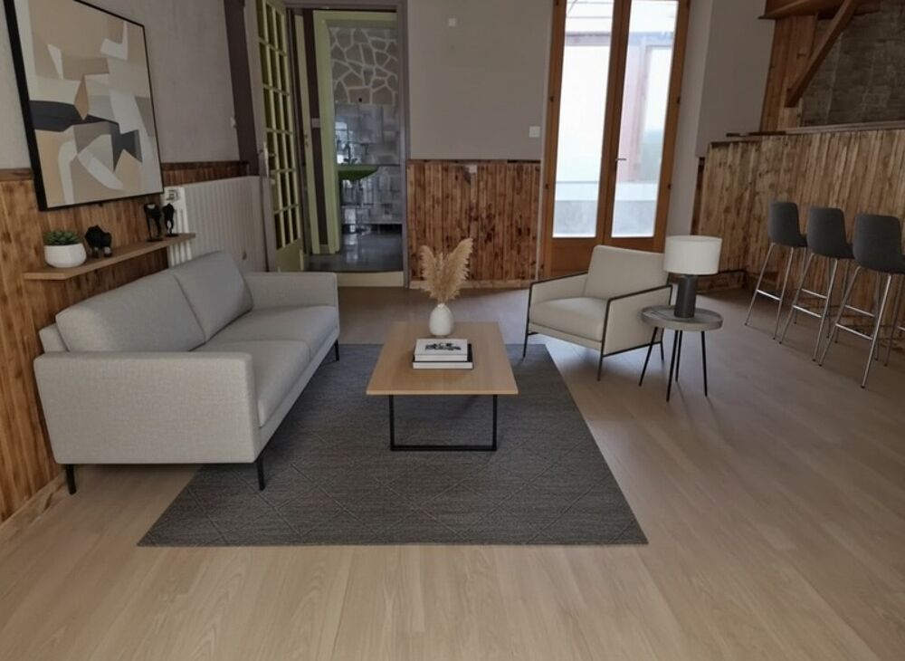 Dpt Vosges (88), à vendre MONTHUREUX-SUR-SAÔNE - MAISON duplex P4 avec VERANDA et JARDINET