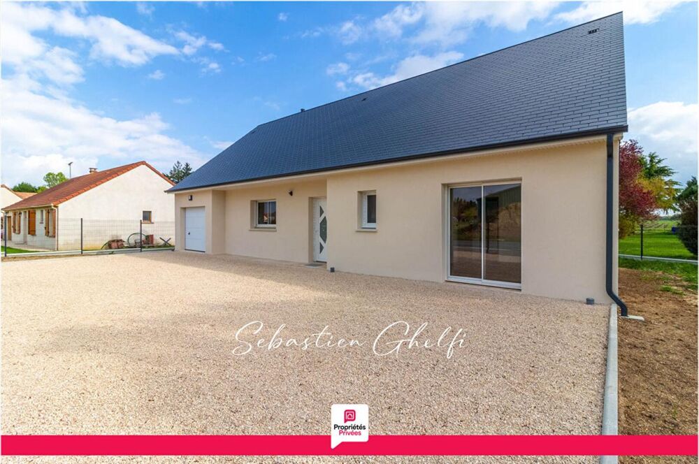 Vente Maison proche de Contres maison de plain-pied- 3 chambres-cellier-garage Le controis en sologne