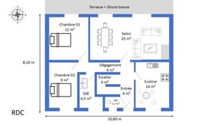  Maison à vendre 6 pièces 111 m²