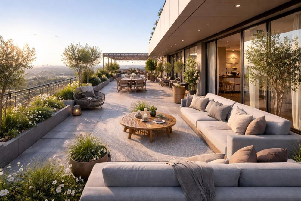 **RARE T5 Dernier Étage TERRASSE avec PARKING au PIED DU T13**
