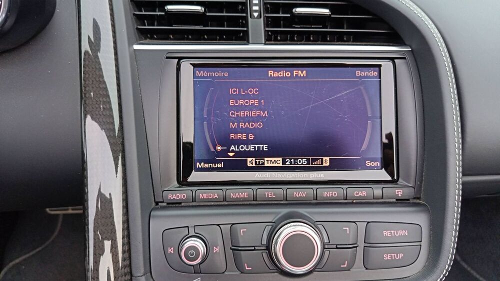 R8 5.2 FSI V10 Quattro 525 S-Tronic 7 Spyder - Automatique 2014 occasion 49000 Angers