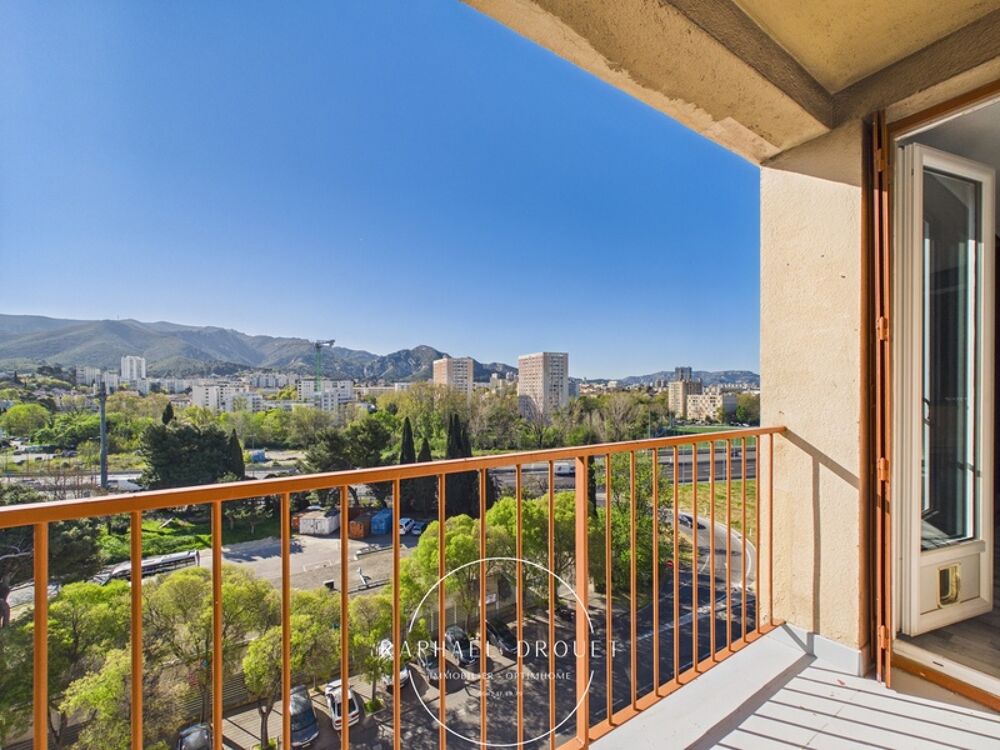 MARSEILLE 11ème  LA POMME - APPARTEMENT T3/4  BALCON  PARKING  RESIDENCE FERMEE