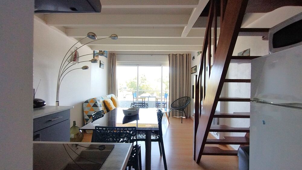 Appartement à vendre 2 pièces COMBRIT (29) Duplex, la plage à pied, piscine, tennis, jardins