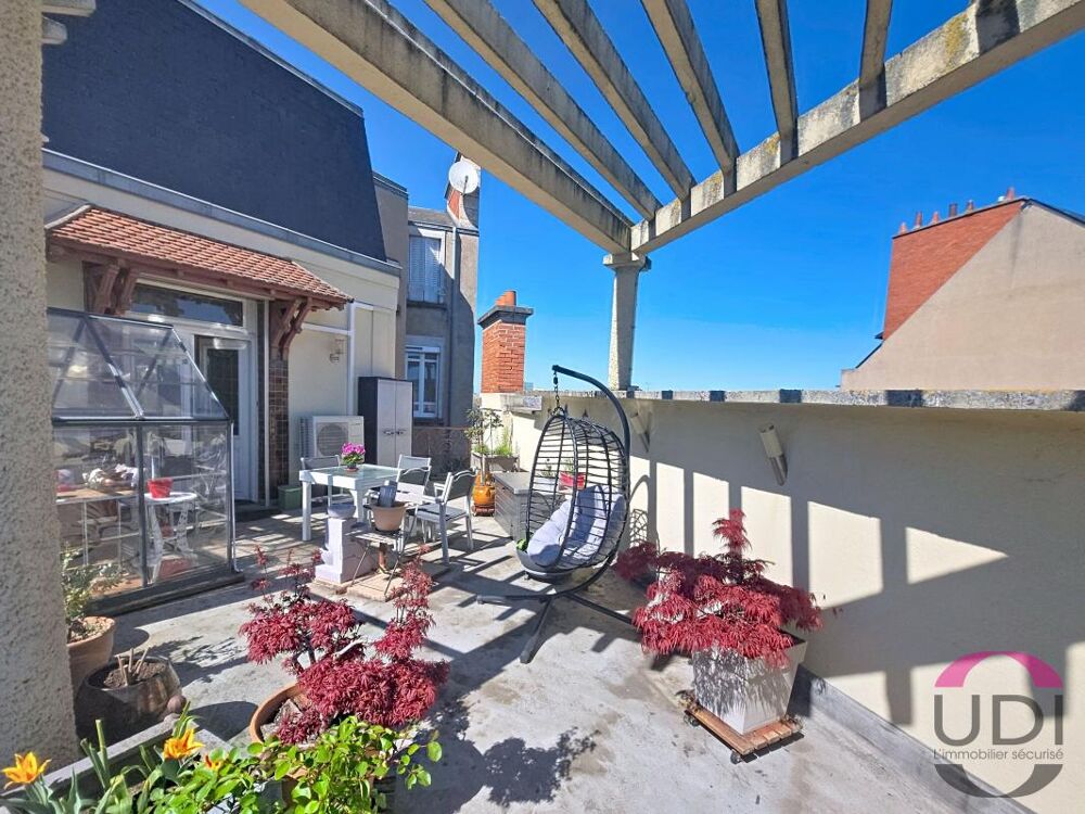 Appartement de caractère 123 m² - Terrasse 42 m² plein sud  Immeuble Art Nouveau