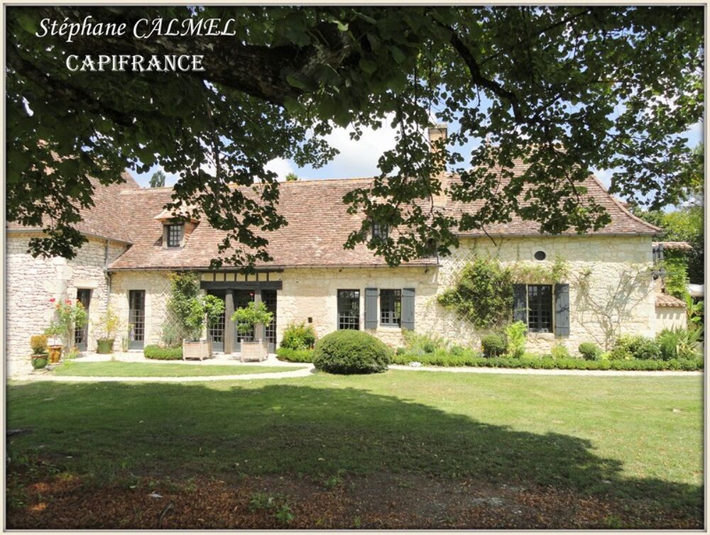 Vente Proprit/Chteau Dpt Dordogne (24),  vendre proche de BEAUMONT - Maison en pierre 291 m - Terrain de 2.6 hectares - Piscine - Etang Beaumontois en perigord