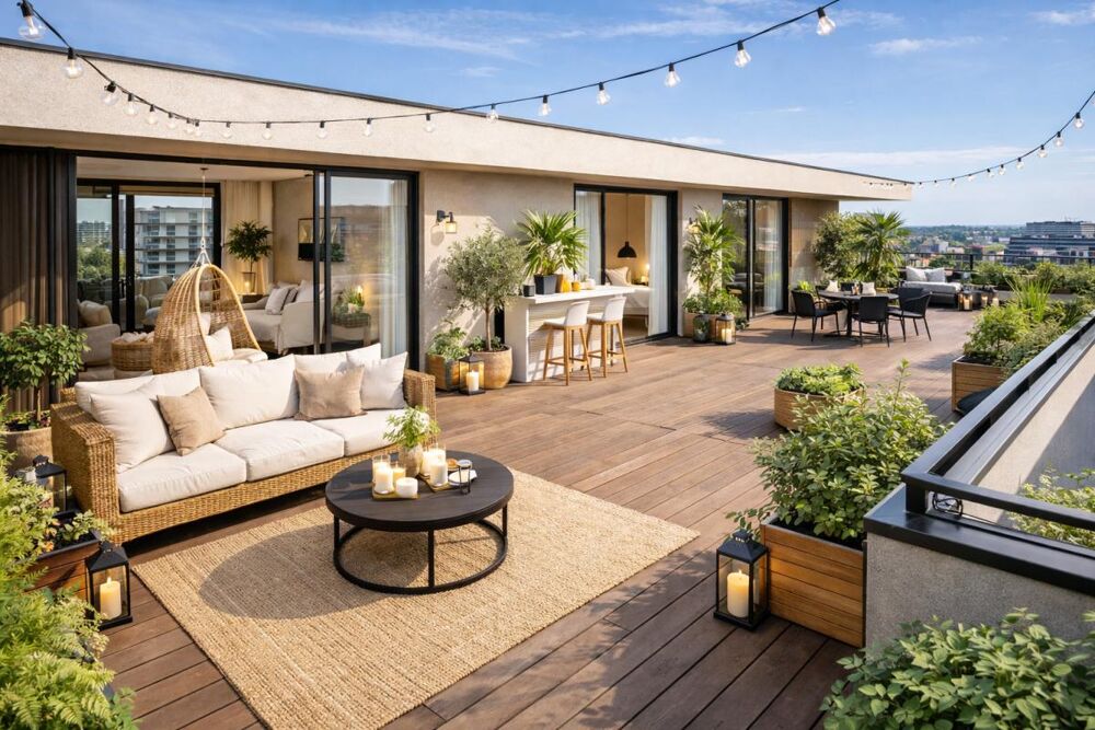 **RARE T5 Dernier Étage VUE TOUR EIFFEL avec TERRASSE + PARKINGS proche commodités**