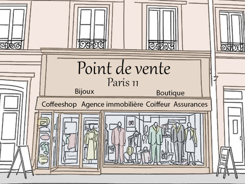 Vente Fonds de Commerce - Boutique / Retoucherie (Bail tous commerces) - Paris 11e (Saint-Ambroise) 163000 75011 Paris
