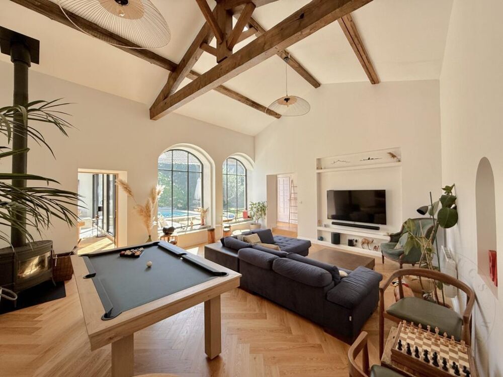 Vente Maison Élégante demeure historique rénovée, jardin & piscine Chaponost