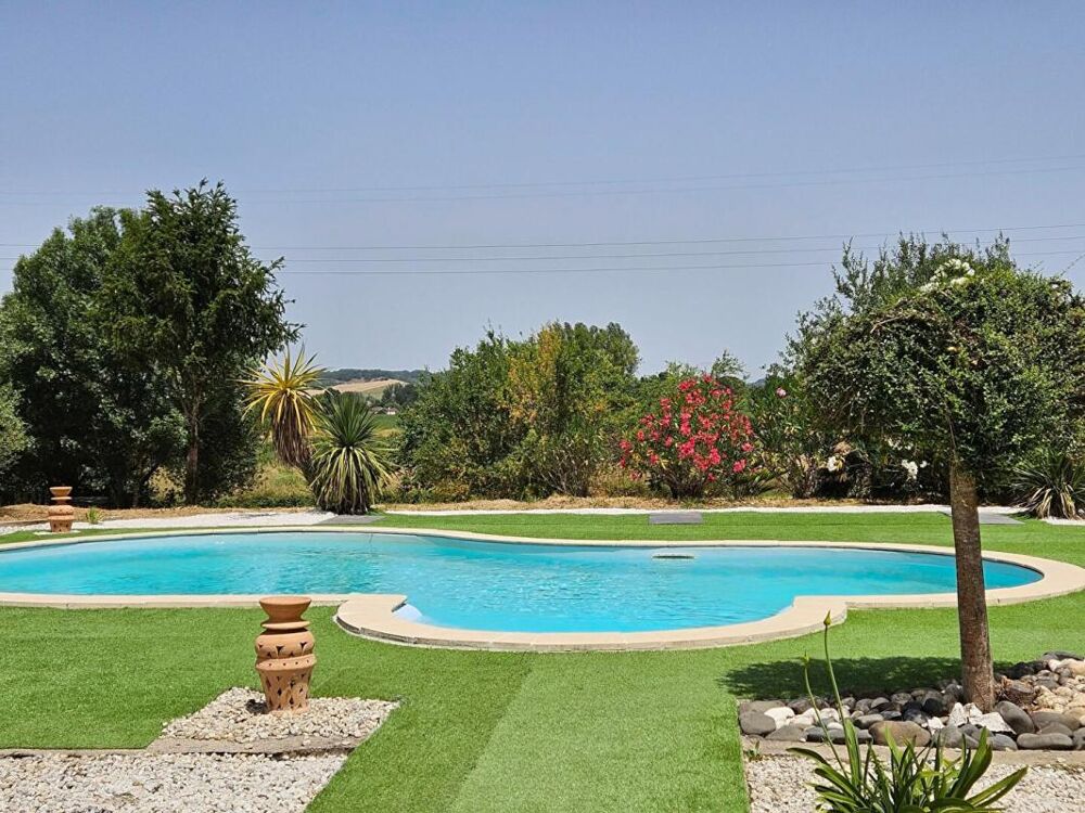 Vente Maison Secteur PUYMIROL : Maison 5 pièce(s) 120 m2 - Garage - Piscine - Jardin Puymirol