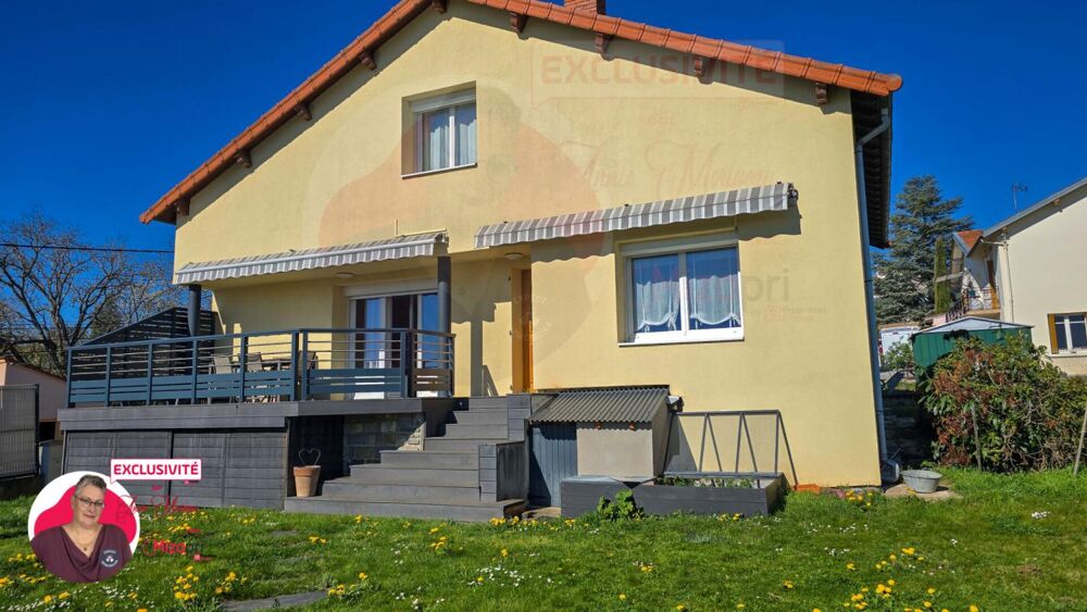 Maison individuelle 180 m² avec jardin, garage et piscine, proche centre-ville Issoire