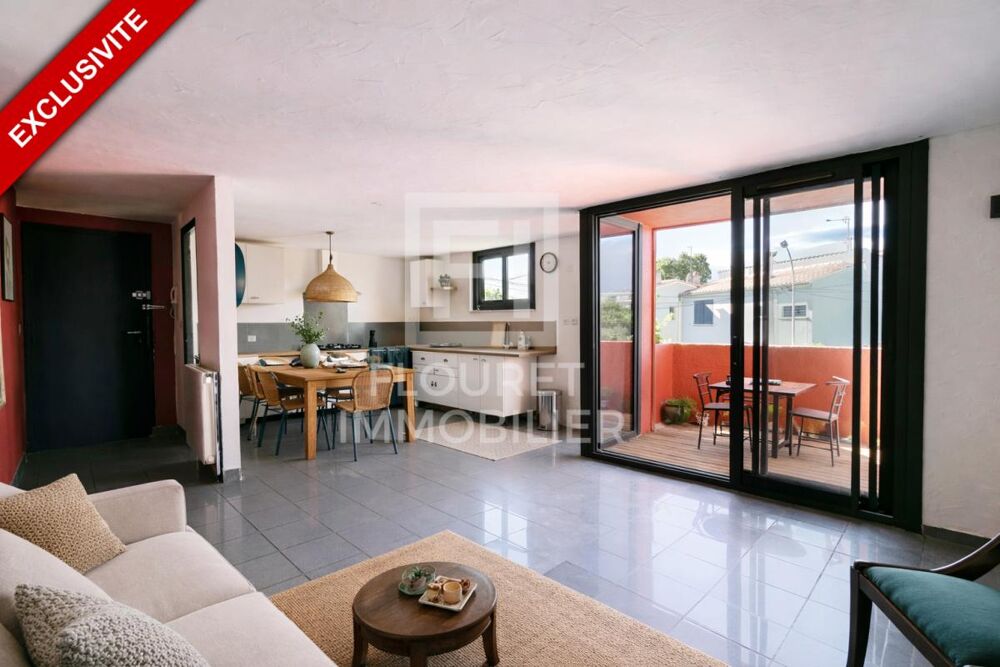 Appartement atypique 114 m² avec jardin, balcon et solarium - Centre d'Argelès-sur-Mer