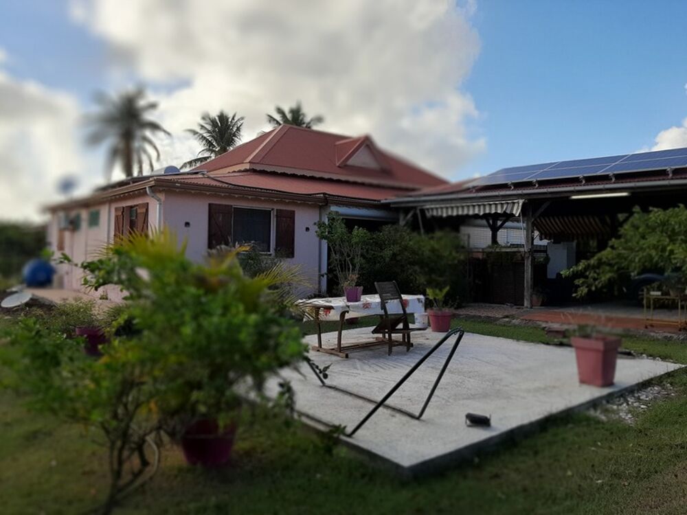 Vente Maison Dpt Guadeloupe (971), à vendre SAINT FRANCOIS maison P5 de 134,03 m² - Terrain de 8 528,00 m² - Plain pied Saint francois