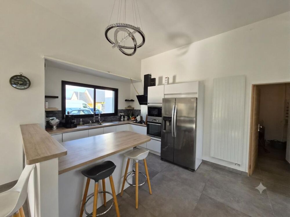Vente Maison Superbe maison de plain pied  / 5 pièces 137 m2 sur terrain de 505 m² clos Yquelon