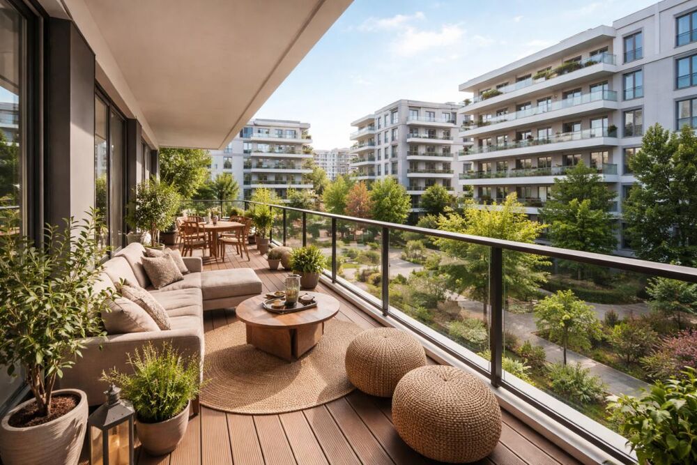 Vente Appartement - T5 orienté SUD-OUEST avec BALCON et PARKING, PROCHE RER - Saint denis