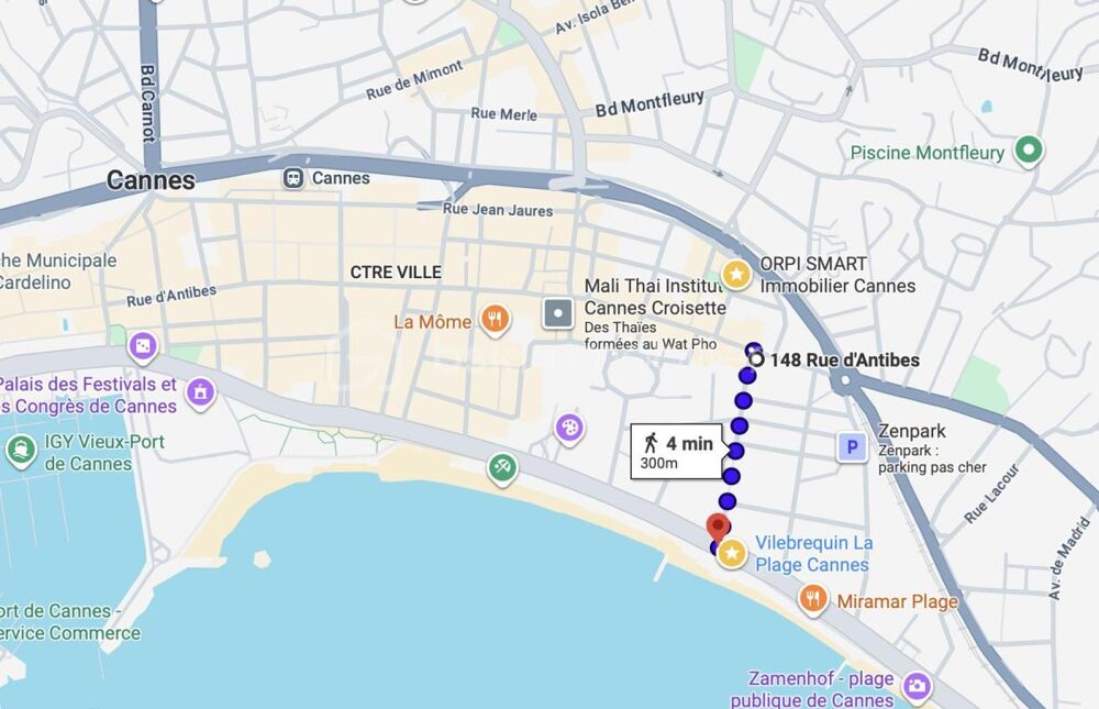 Cannes Banane  Rue dAntibes Charmant T2 sur les toits  Fort potentiel locatif