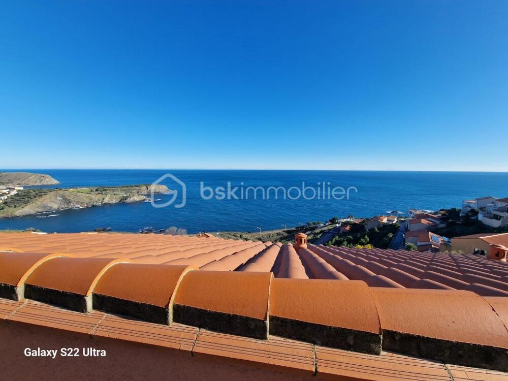 Vente Appartement A VENDRE APPARTEMENT 62M2 - MAGNIFIQUE VUE MER - TERRASSE DE 40 M² - DEUX CHAMBRES - PARKING PRIVE FERME -  CLIMATISATION REVERS Cerbere