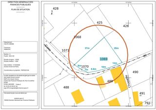  Terrain � vendre 829 m�