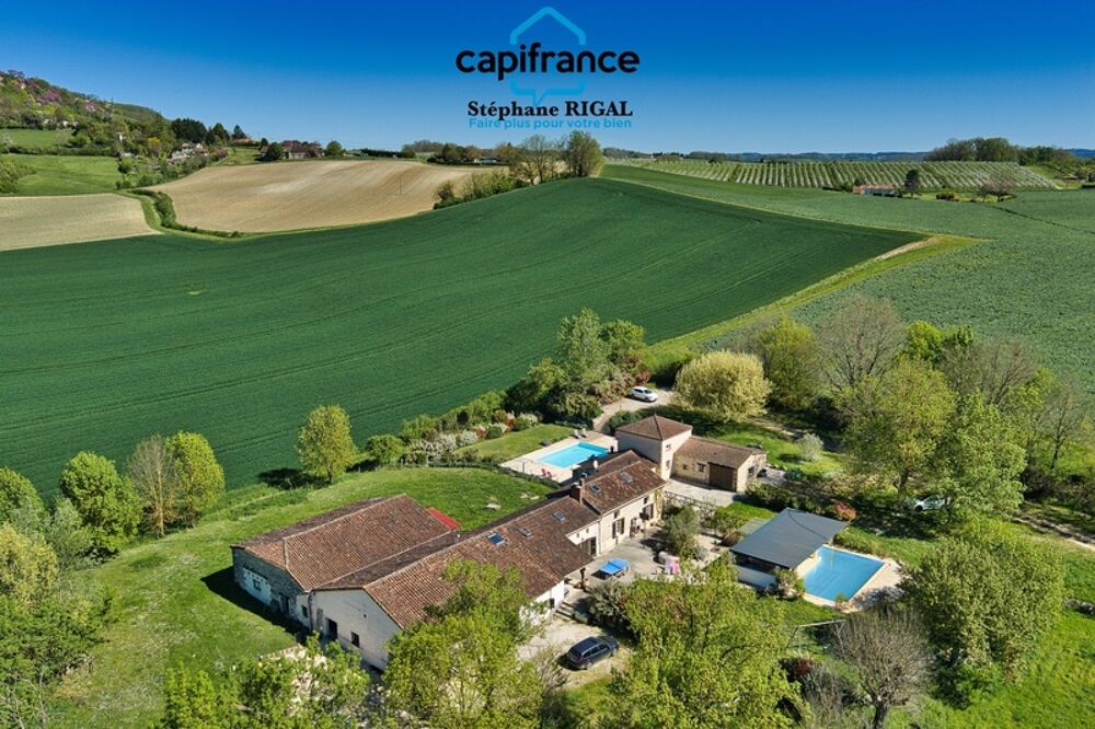Vente Propriété/Château Propriete à vendre 11 pièces MONSEGUR (47) Propriété avec maison et maison d'amis de 260m2 habitables sur 12 757m² de terrain - Monsegur