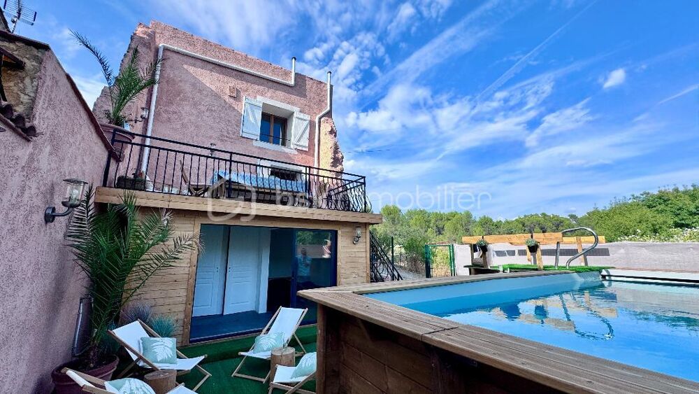 ACHAT maison individuelle meublée avec piscine, cadre campagne