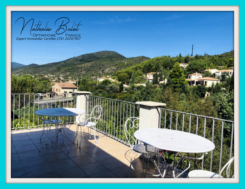 Villa 200 m² habitables  Terrain arboré, piscine et grand garage
