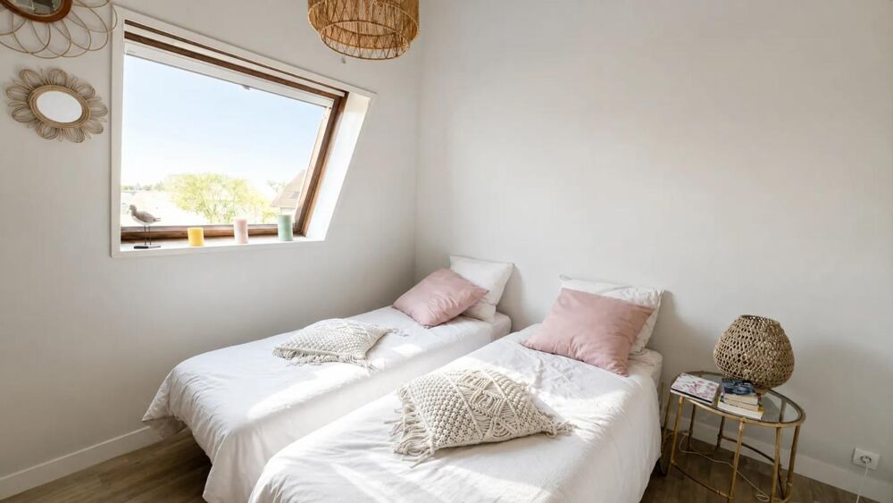 Appart de 3 p de 58 m², 2 park et cave à Tourgéville plage