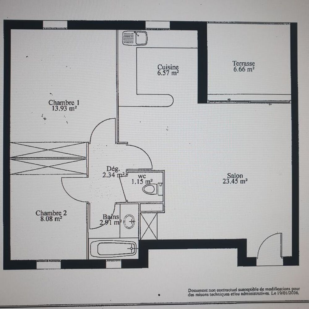 Location Appartement Appartement de 60m2 à louer sur Béziers Beziers