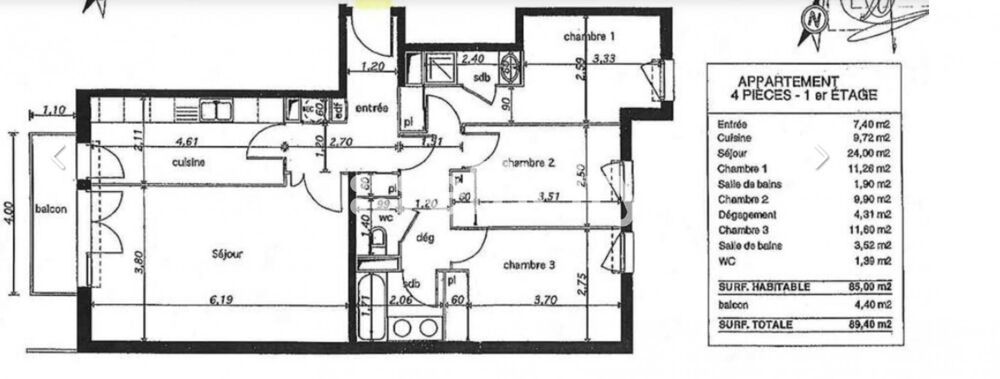  vendre  Appartement La Garenne-Colombes (92250)