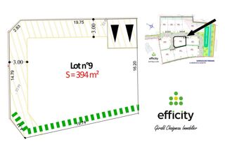  Terrain � vendre 394 m�
