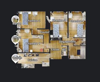  Appartement � louer 5 pi�ces 80 m�