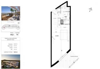  Appartement � vendre 1 pi�ce 38 m�