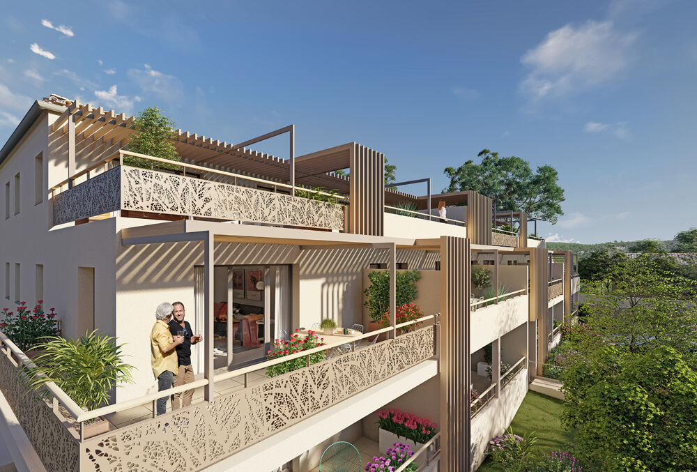 UZES (30) Opportunité : Superbe F3 lumineux avec belle terrasse  Éligible TVA 5,5 %