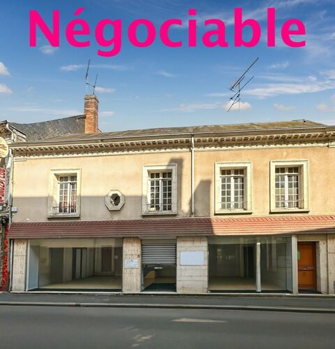 LocalCommercial + Appartement avec Patio &agrave; vendre 8 pi&egrave;ces SAINT CALAIS (72) Ensemble immobilier &agrave; fort potentiel 69000 72120 Saint calais
