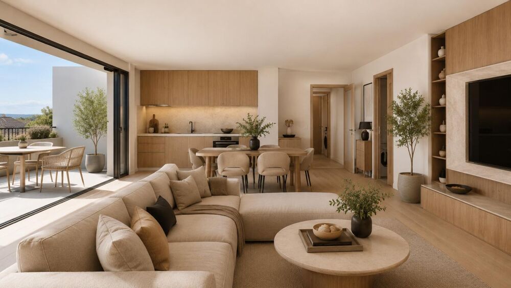 Vente Appartement SUPERBE T3 AVEC TERRASSE + 2 BALCONS + 2 PARKINGS La teste de buch