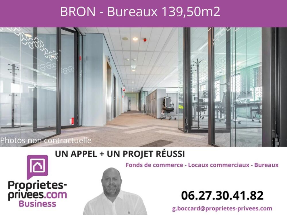   69500 BRON - LOCATION BUREAUX  139,50 m² 
