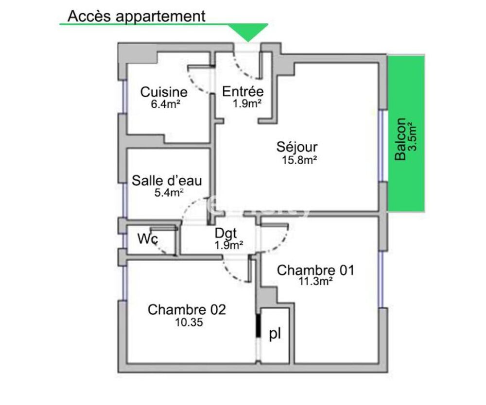 Vente Appartement Appartement Verrieres le buisson