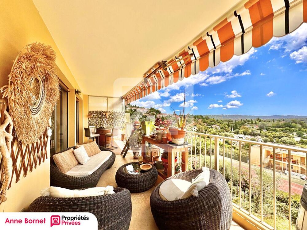 Appartement 4 pièces 93 m2 avec terrasse vue panoramique mer, garage, parking privatif et cave