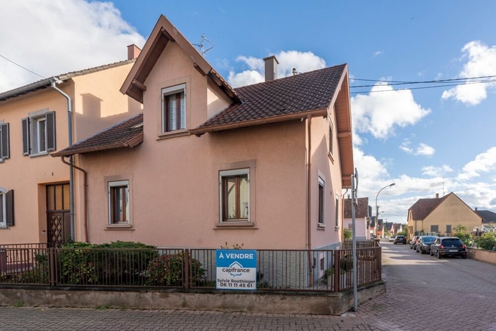Vente Maison Dpt Bas-Rhin (67), à vendre REICHSTETT maison P5 de 100 m² - Terrain de 326,00 m² Reichstett