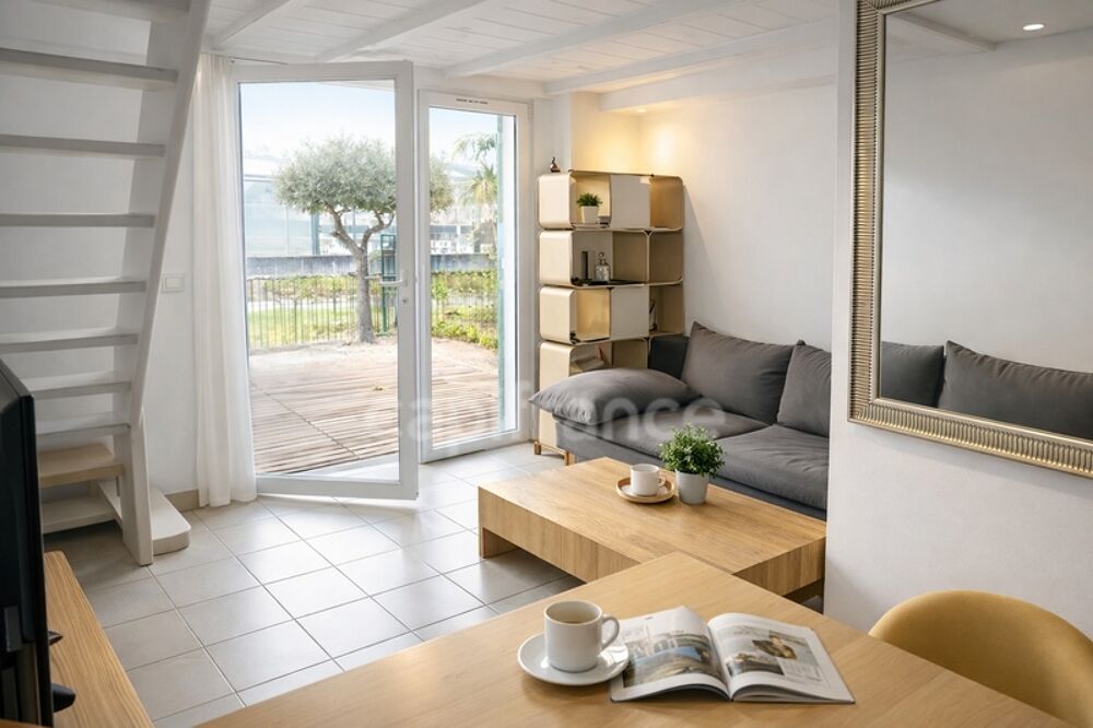 Béziers  Duplex 2 chambres avec jardin privatif, terrasse 12 m² et accès 2 piscines dans résidence calme et sécurisée