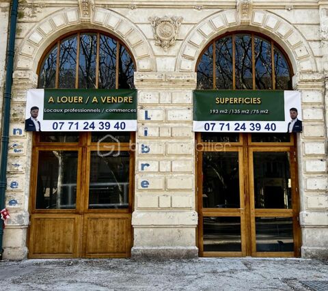 Vente Bureau de 193 m&sup2; - Avenue Victor Hugo, S&egrave;te 579000 34200 Sete