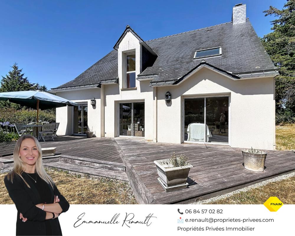 « L'Écrin Vert », une maison familiale sur plus de 2 000 m² de terrain, à 10 min de Vannes. PLESCOP