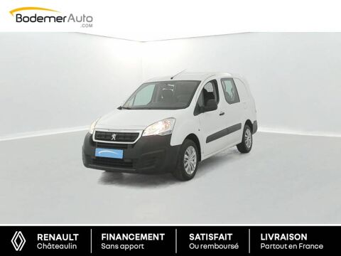Peugeot Partner FGN CABINE APPROFONDIE LONG 1.6 BLUEHDI 100 BVM5 2018 occasion Ch&acirc;teaulin 29150