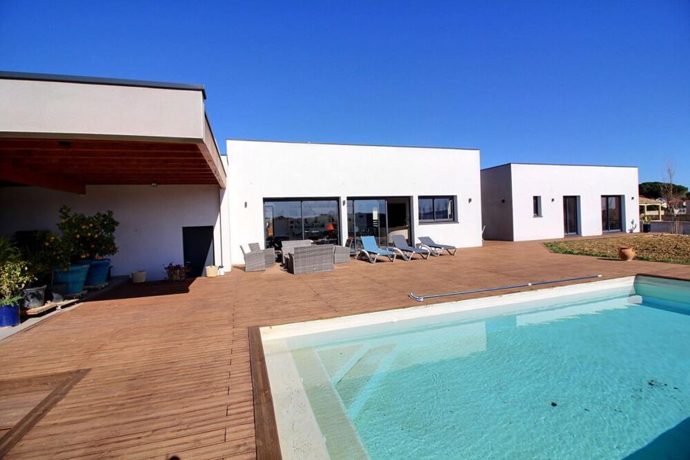 Maison d'architecte 6 pièce(s) 133 m2 Peyriac Minervois