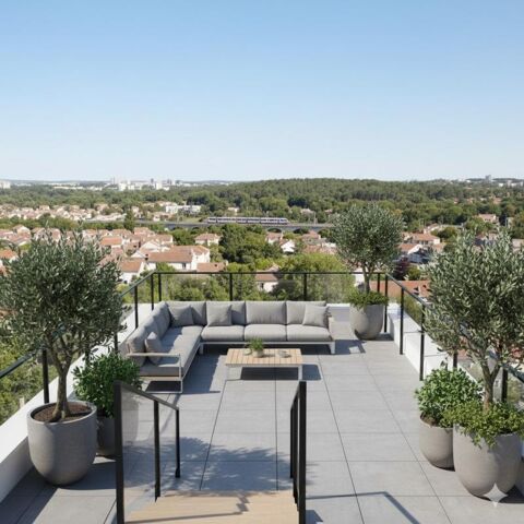   4 PIECES EN DERNIER ETAGE AVEC TERRASSE + ROOFTOP PRIVATIF Appartement - 4 pi�ce(s) - 100 m�