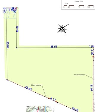  Terrain � vendre 1275 m�