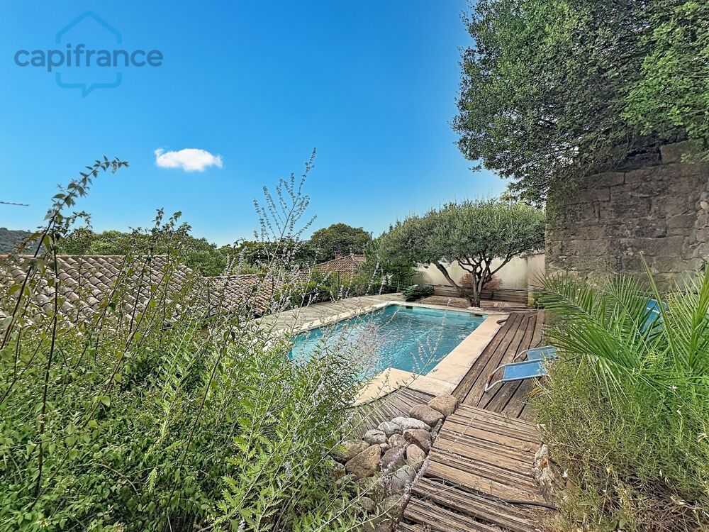 Maison à vendre 5 pièces ANDUZE (30) terrain environ 865 m2 et piscine