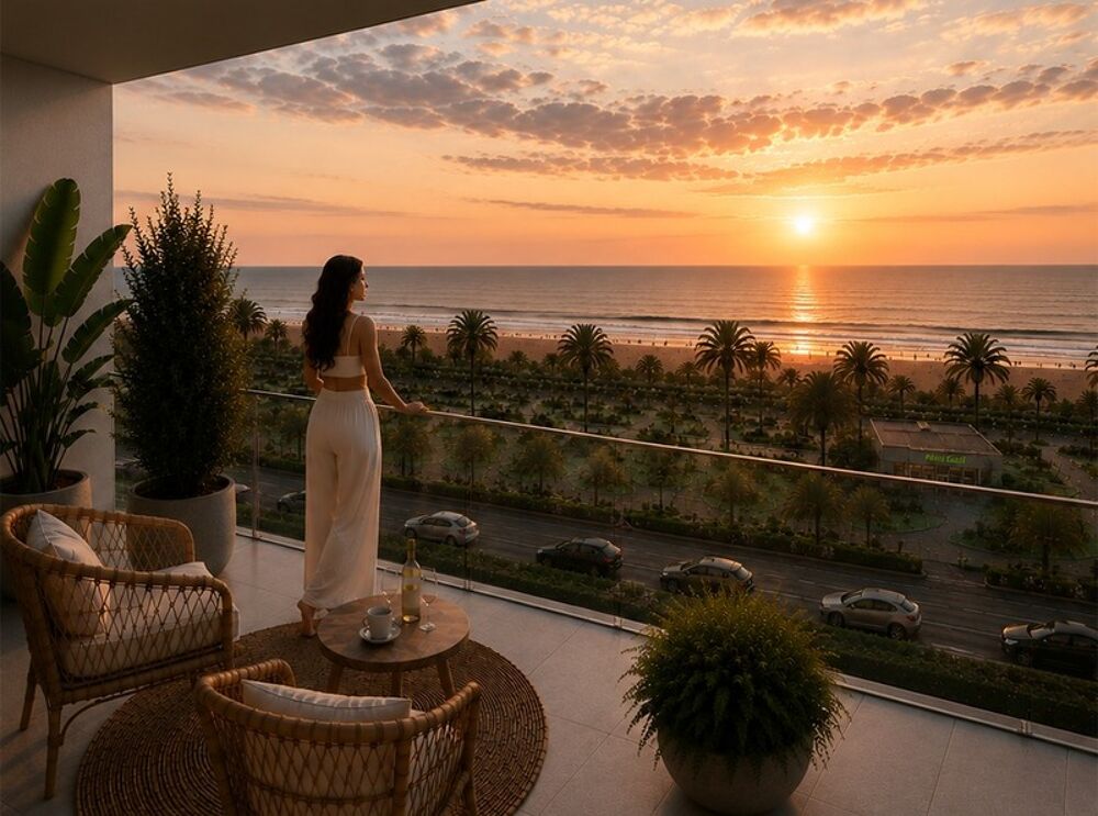 Canet-en-Roussillon  Rooftop dexception en première ligne avec vue mer, piscine privée et 160 m² de rooftop