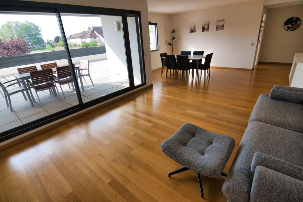 Location Appartement A louer – Superbe T4 meublé de 133 m² avec terrasse exceptionnelle – Saint-Genis-Pouilly Saint genis pouilly