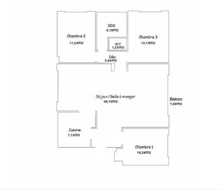  Appartement à vendre 5 pièces 89 m²
