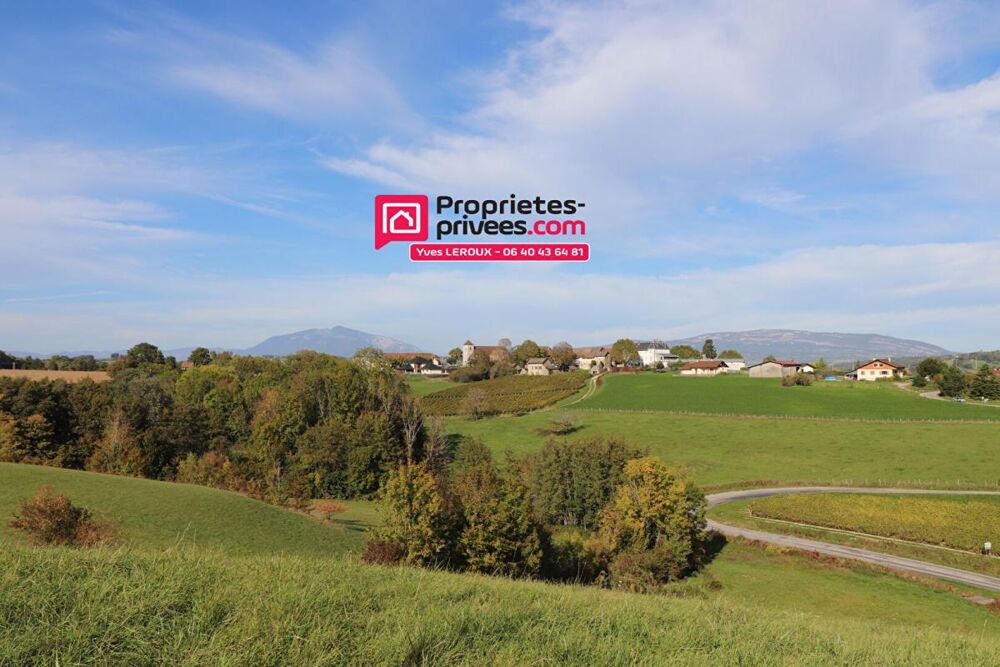 Vente Terrain Terrain plat libre constructeur au calme Seyssel